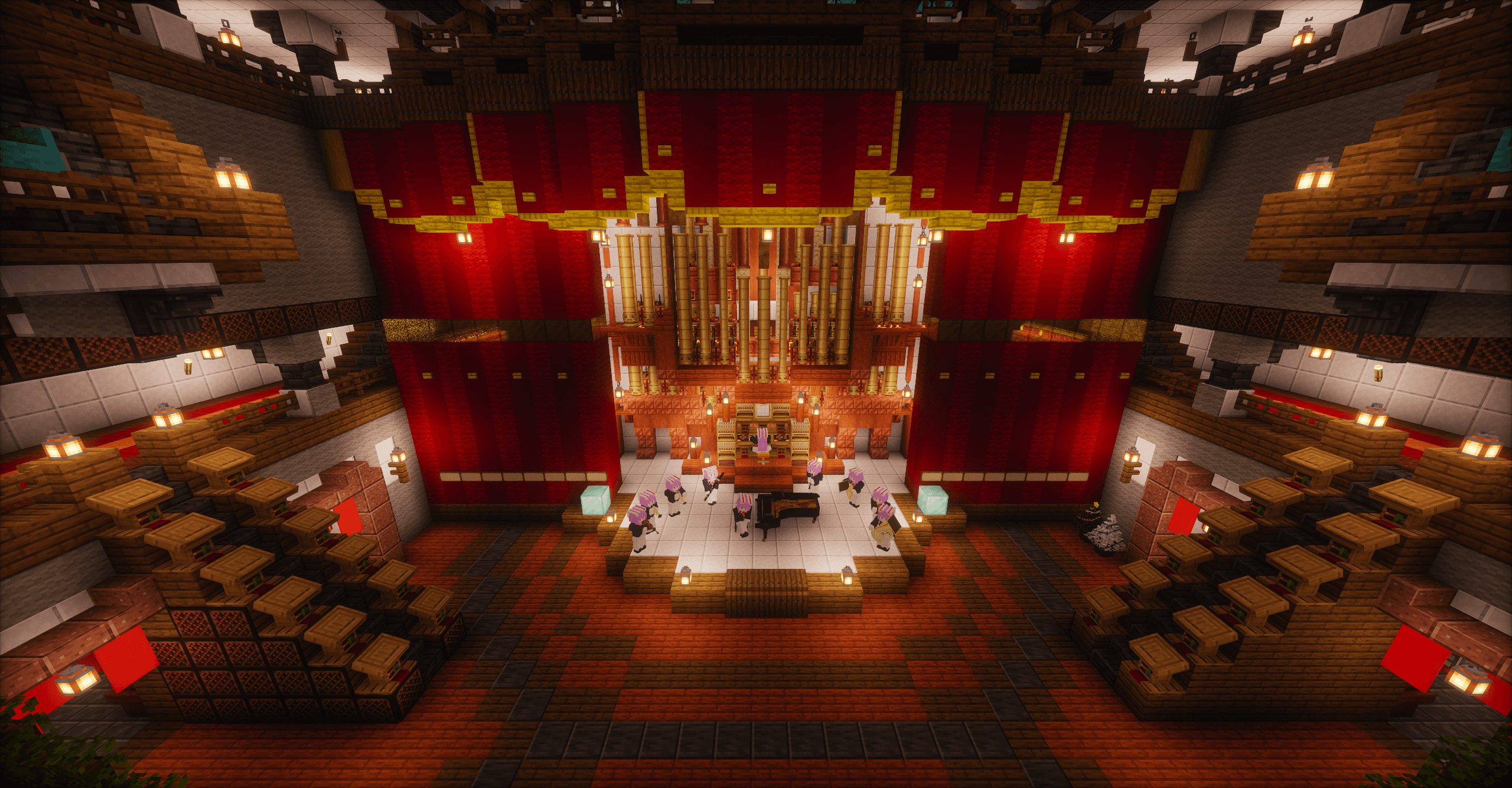 Minecraft 劇院內部舞台